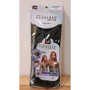 Bobbi Boss Premium Synthetic Glueless Lace Wig MLF862 Hagos 1B NIP Hand  Tied